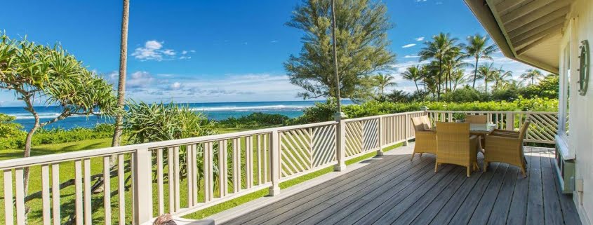Hale Kalani Haena beachfront villa rental